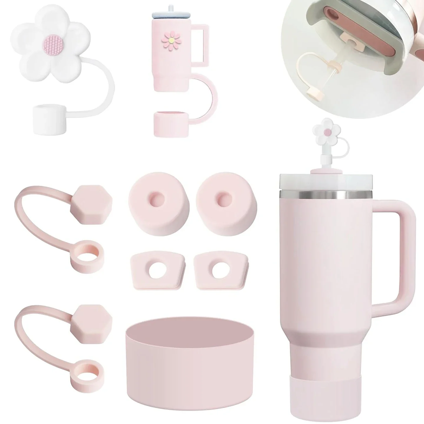 Bottle Stopper Set - Jeu de bouchons anti-déversement pour tasse,
