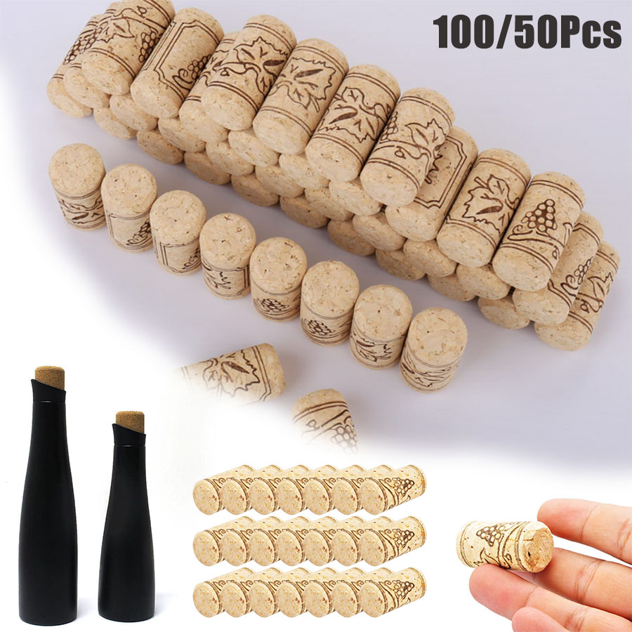 Bottle Stopper Set - Bouchons de vin vierges réutilisables, droits,