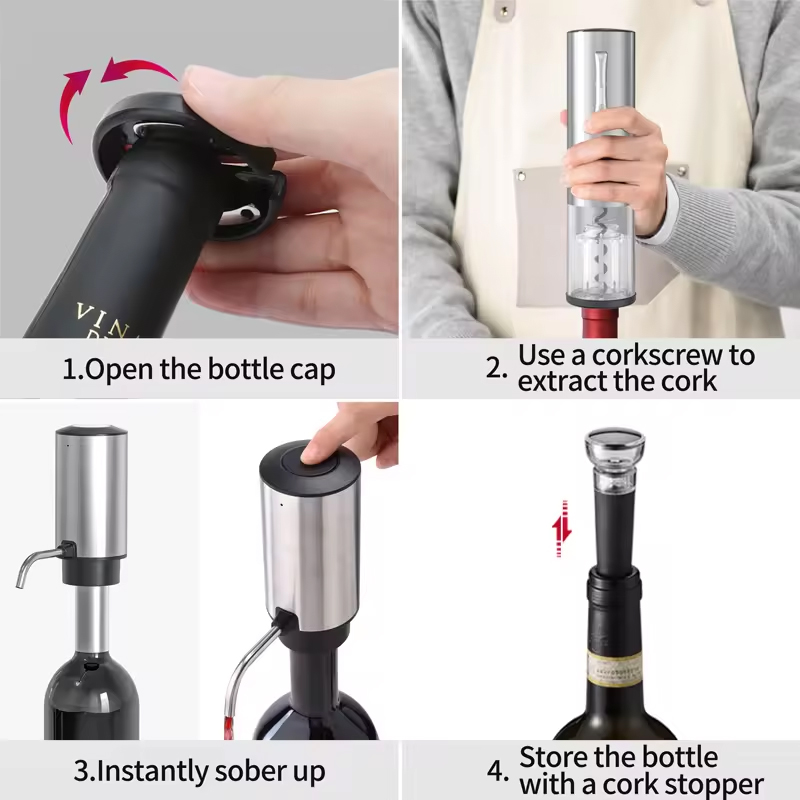 Ouvre-bouteille électrique Rec - Bottle Stopper Set avis et prix