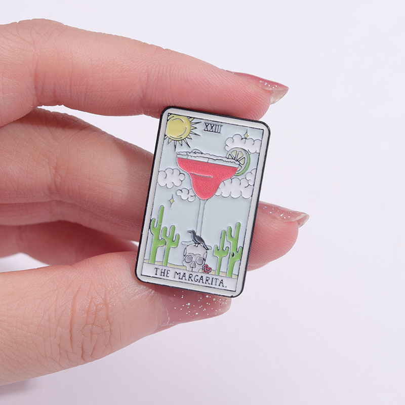 Épingles en émail de tarot ali - Wine Beer Pizza avis et prix